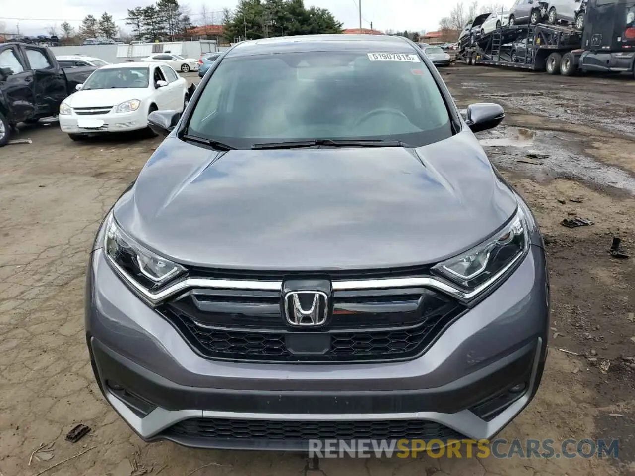 5 fotografías del automóvil dañado 2HKRW2H88NH671504 HONDA CRV 2022