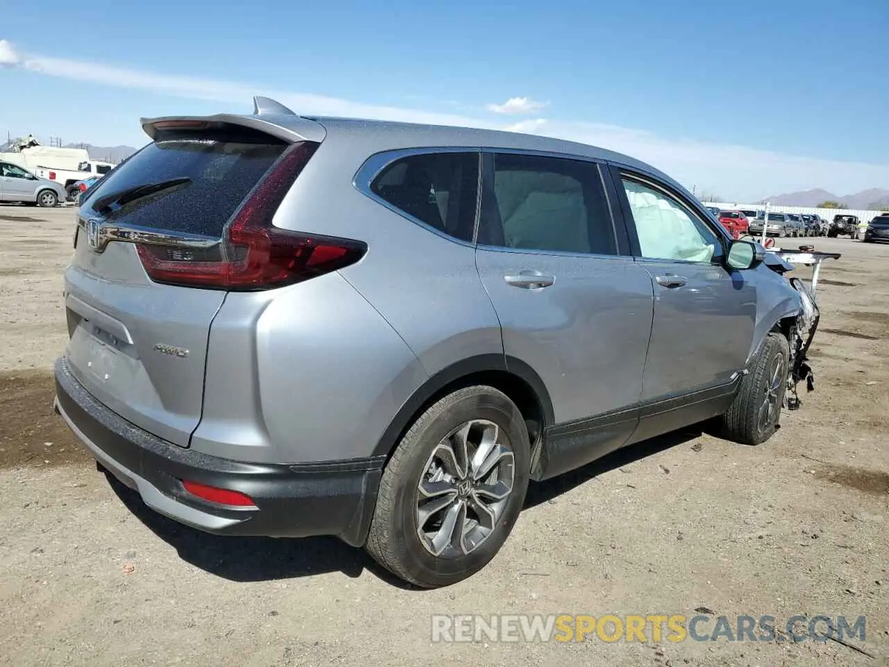 3 fotografías del automóvil dañado 2HKRW2H89NH660169 HONDA CRV 2022