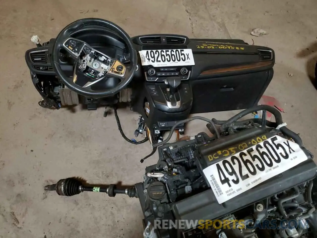 8 fotografías del automóvil dañado 2HKRW2H91NH652964 HONDA CRV 2022
