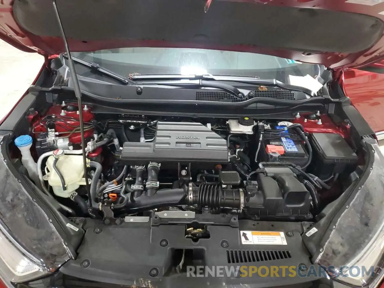 12 fotografías del automóvil dañado 2HKRW2H96NH648893 HONDA CRV 2022