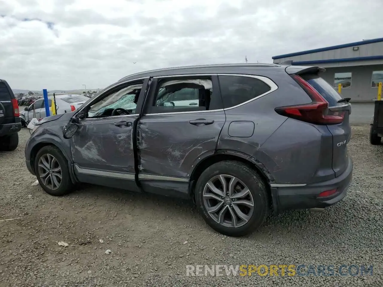 2 fotografías del automóvil dañado 2HKRW2H96NH653348 HONDA CRV 2022