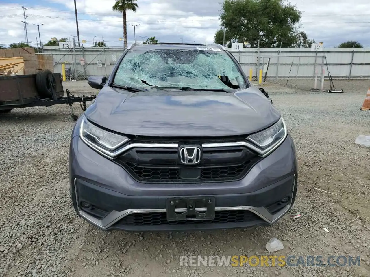 5 fotografías del automóvil dañado 2HKRW2H96NH653348 HONDA CRV 2022