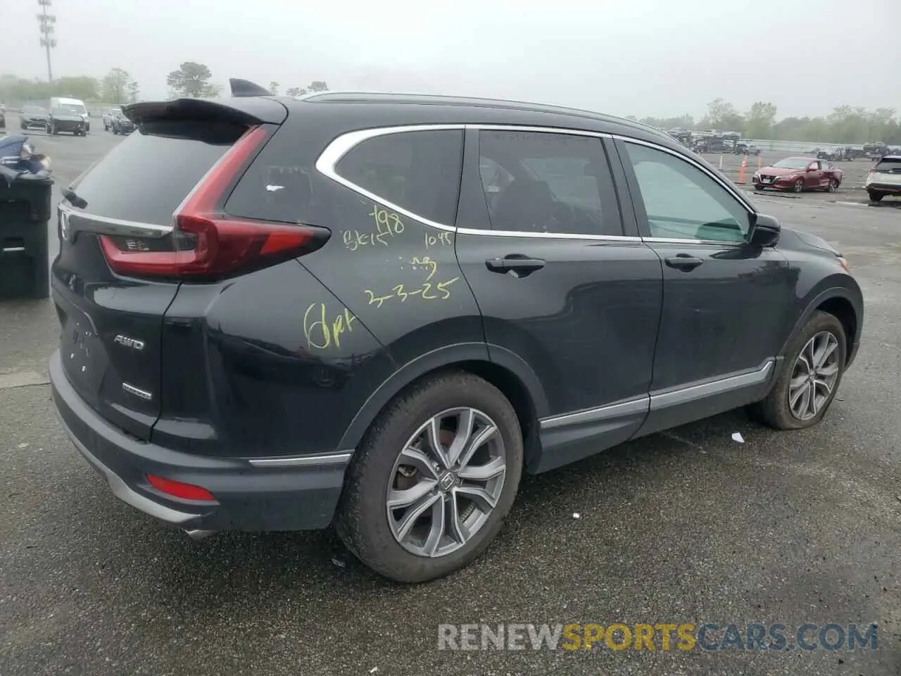3 fotografías del automóvil dañado 2HKRW2H99NH654414 HONDA CRV 2022