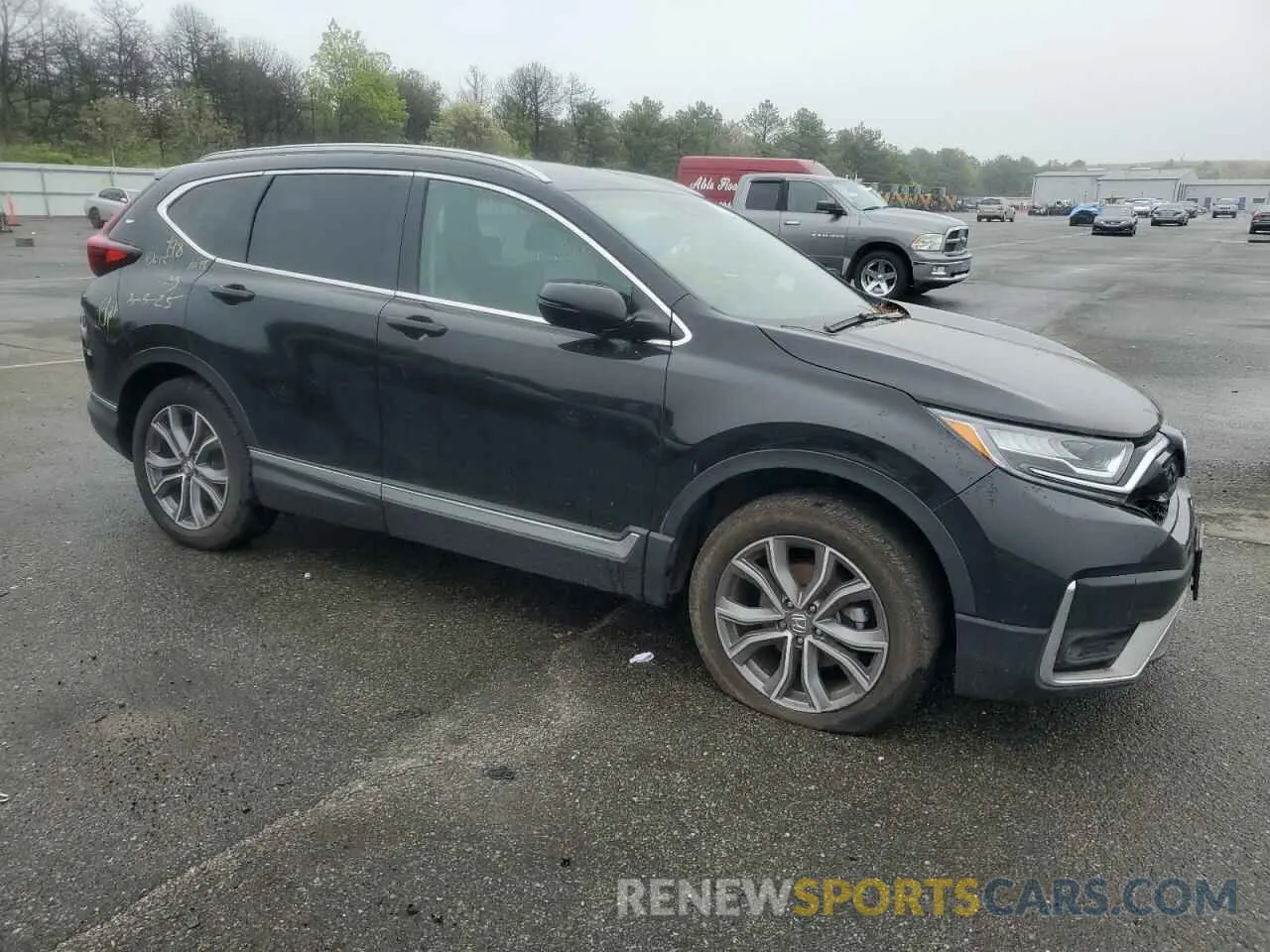 4 fotografías del automóvil dañado 2HKRW2H99NH654414 HONDA CRV 2022