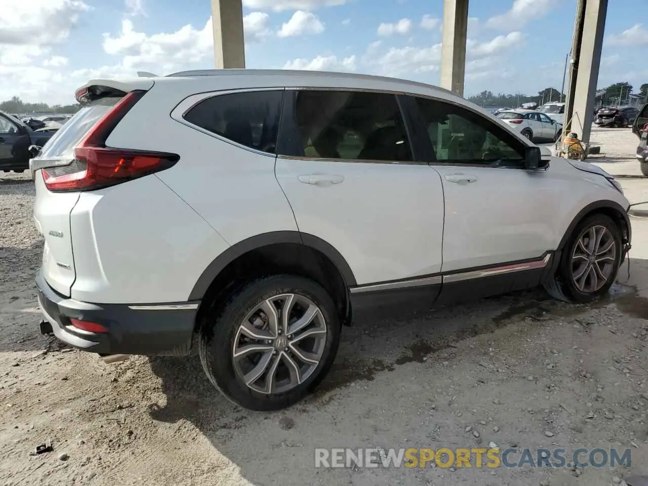 3 fotografías del automóvil dañado 2HKRW2H9XNH629344 HONDA CRV 2022