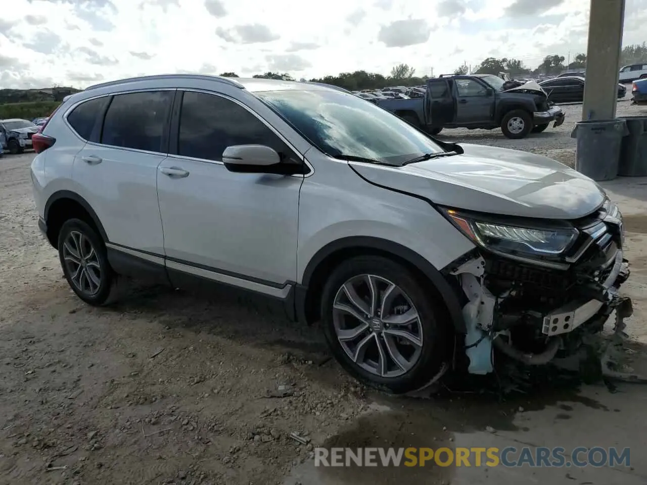 4 fotografías del automóvil dañado 2HKRW2H9XNH629344 HONDA CRV 2022