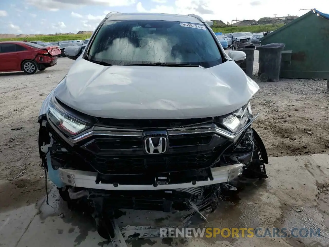 5 fotografías del automóvil dañado 2HKRW2H9XNH629344 HONDA CRV 2022