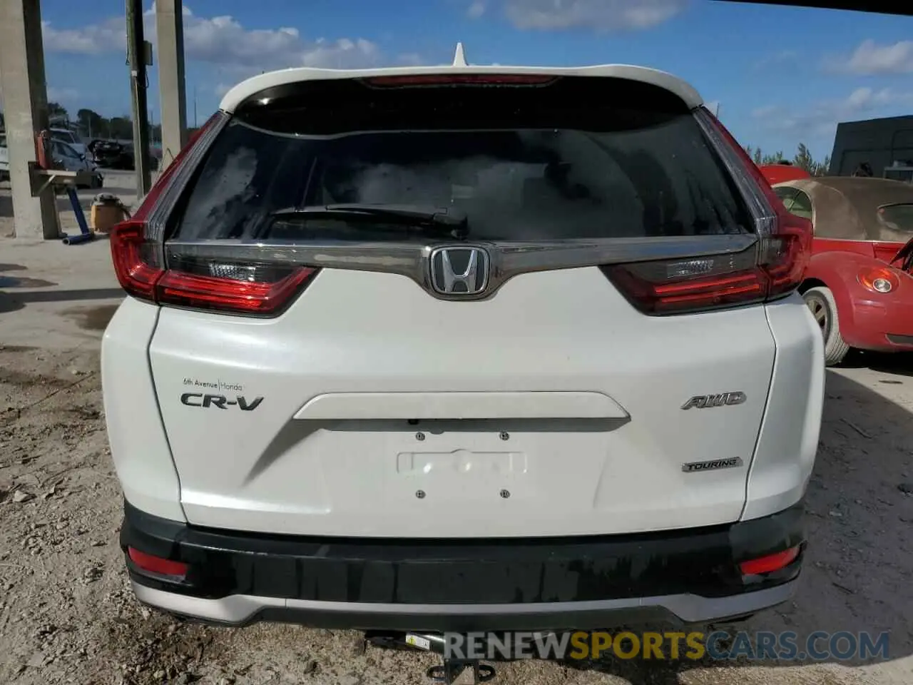 6 fotografías del automóvil dañado 2HKRW2H9XNH629344 HONDA CRV 2022