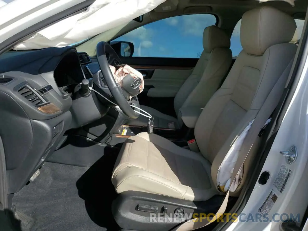 7 fotografías del automóvil dañado 2HKRW2H9XNH629344 HONDA CRV 2022