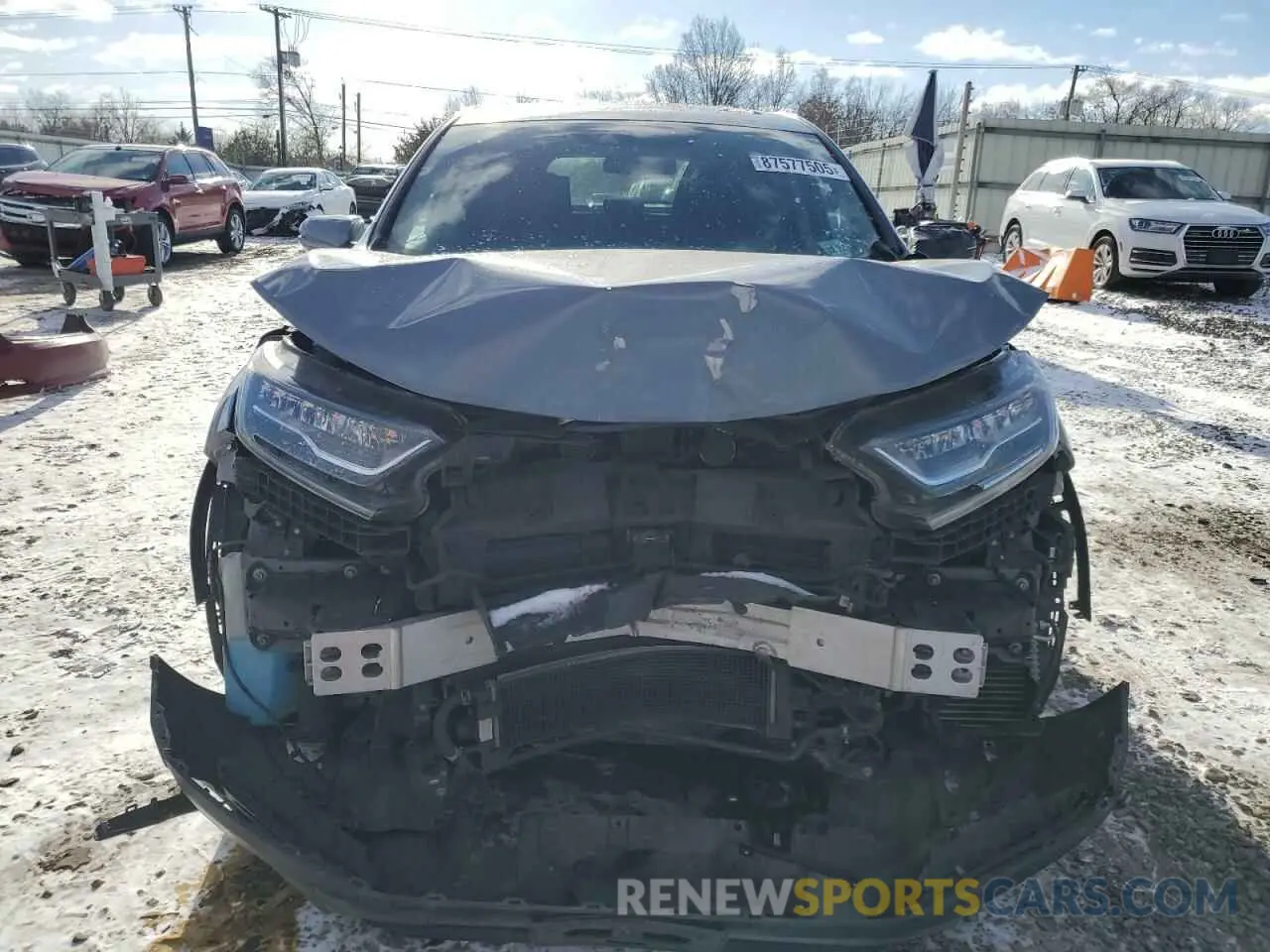 5 fotografías del automóvil dañado 5J6RT6H57NL012762 HONDA CRV 2022