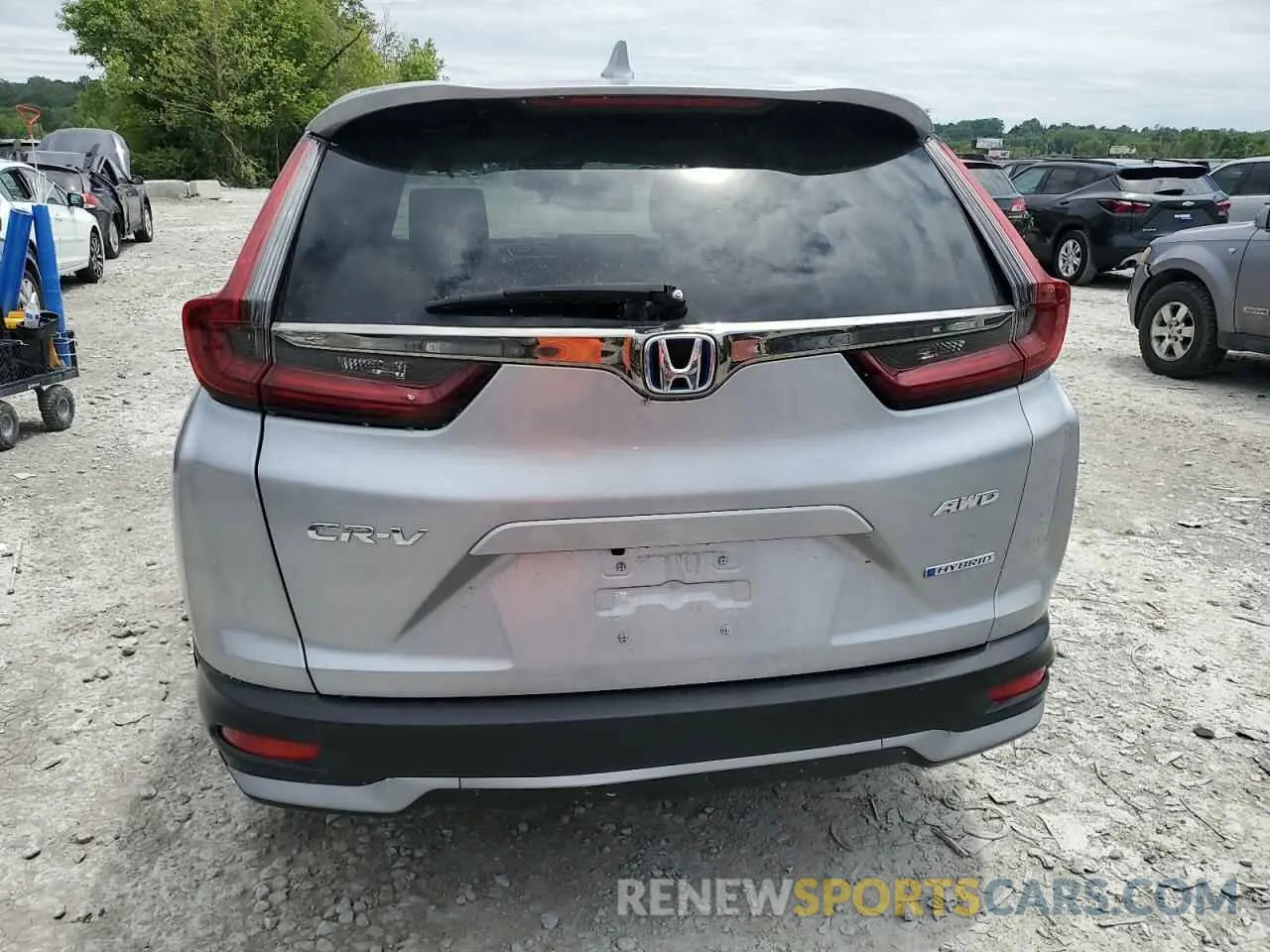 6 fotografías del automóvil dañado 5J6RT6H59NL042653 HONDA CRV 2022