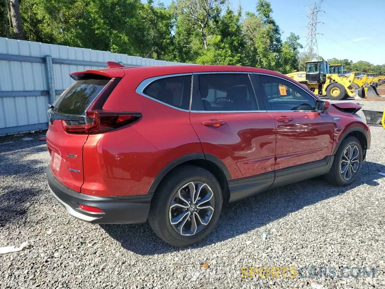 3 fotografías del automóvil dañado 5J6RT6H83NL008170 HONDA CRV 2022
