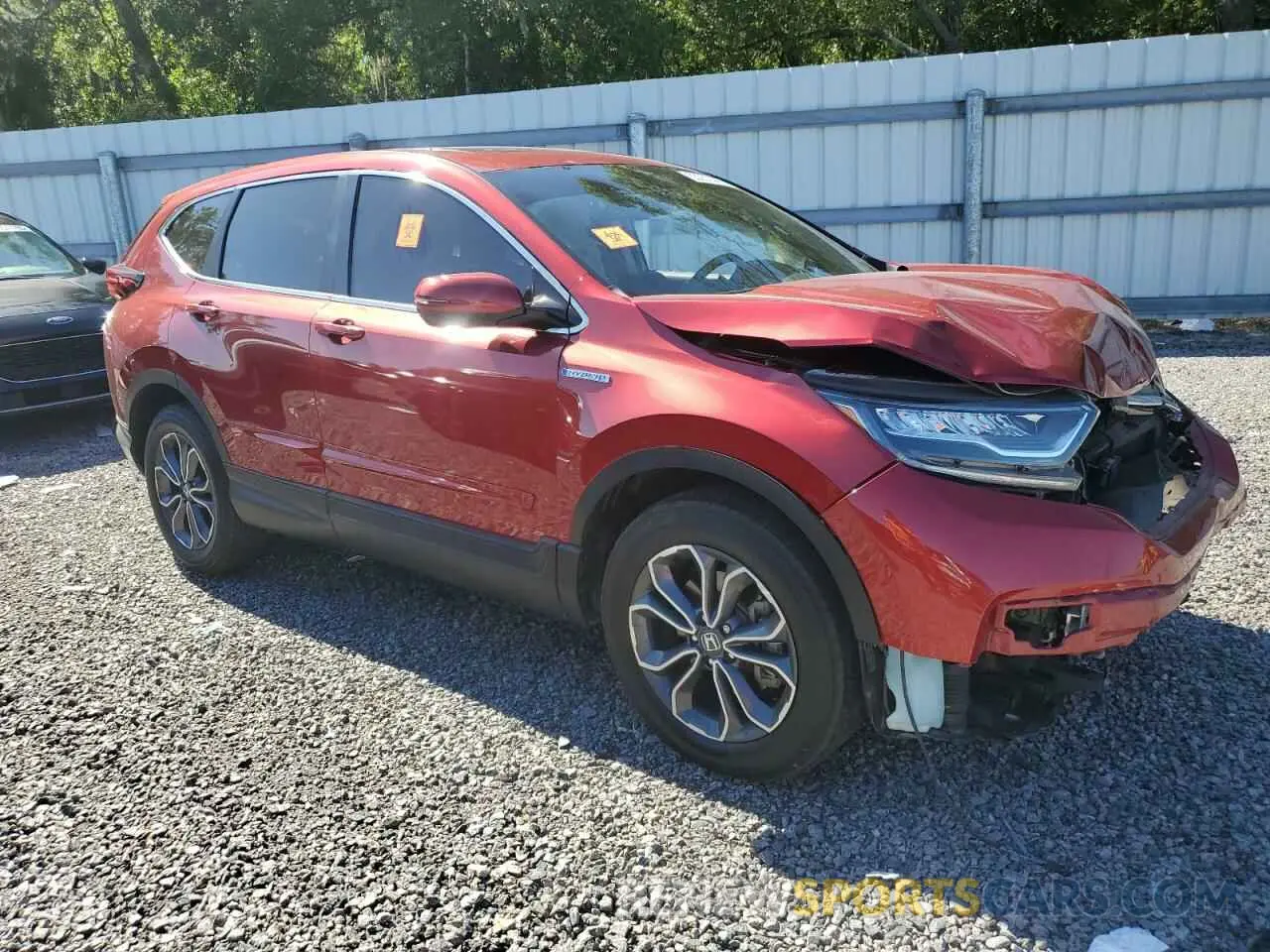 4 fotografías del automóvil dañado 5J6RT6H83NL008170 HONDA CRV 2022