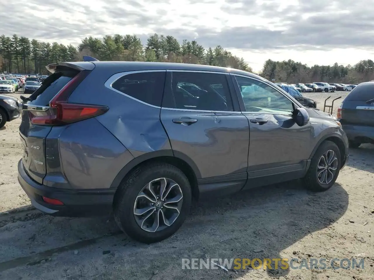 3 fotografías del automóvil dañado 5J6RT6H86NL032608 HONDA CRV 2022