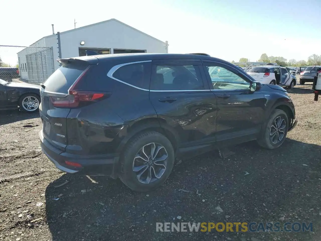 3 fotografías del automóvil dañado 5J6RT6H87NL032830 HONDA CRV 2022