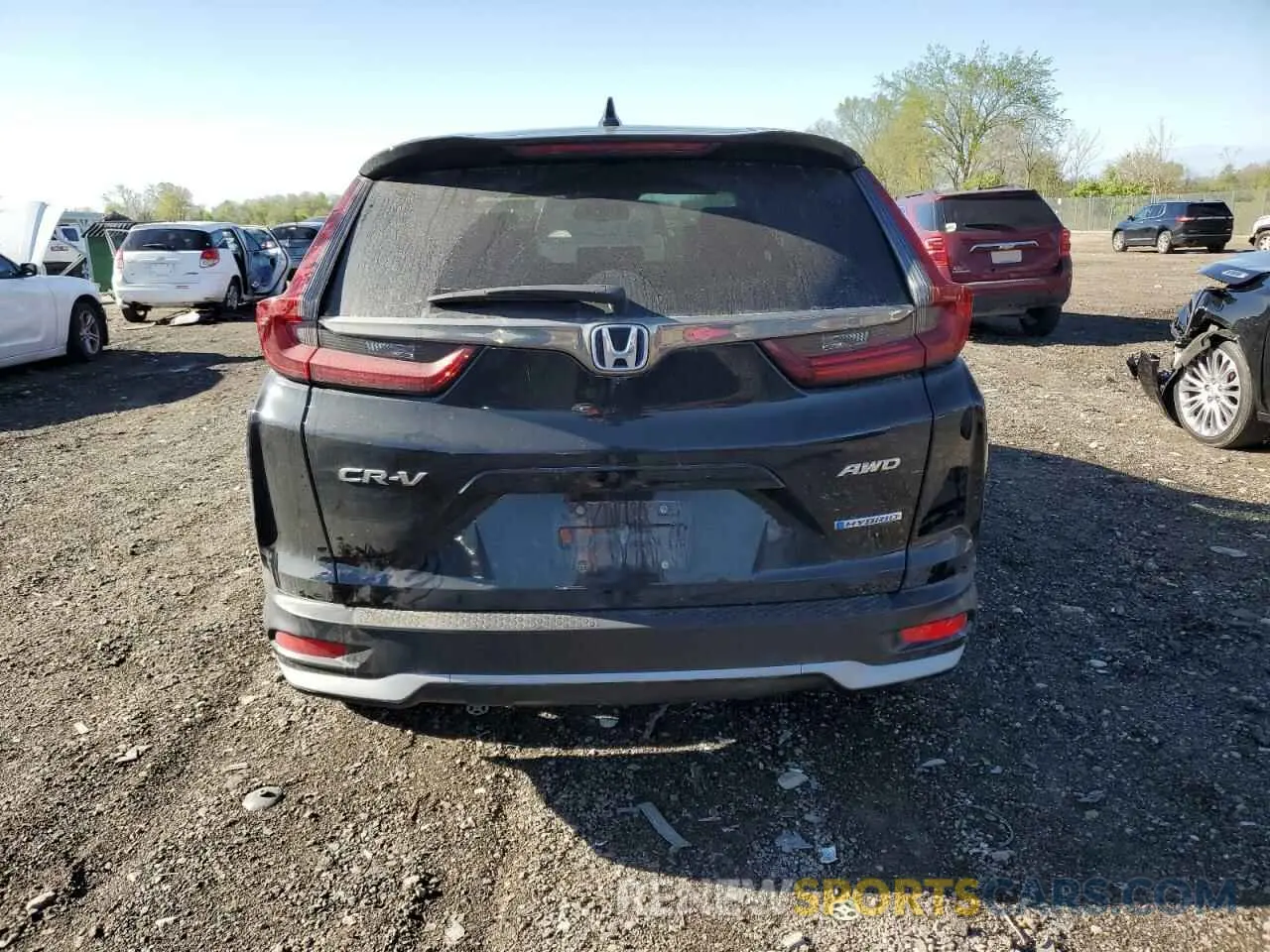 6 fotografías del automóvil dañado 5J6RT6H87NL032830 HONDA CRV 2022