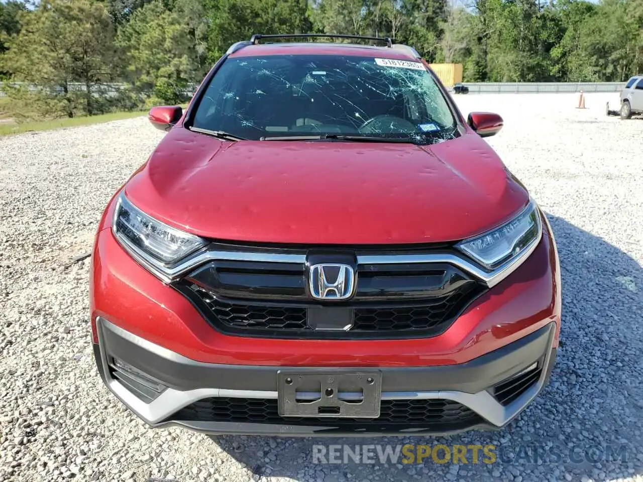 5 fotografías del automóvil dañado 5J6RT6H89NL037883 HONDA CRV 2022