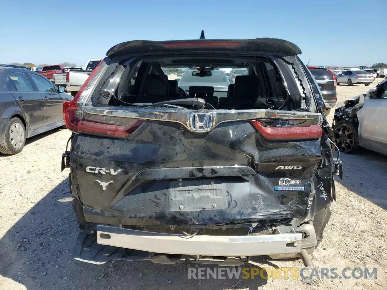 6 fotografías del automóvil dañado 5J6RT6H89NL058054 HONDA CRV 2022