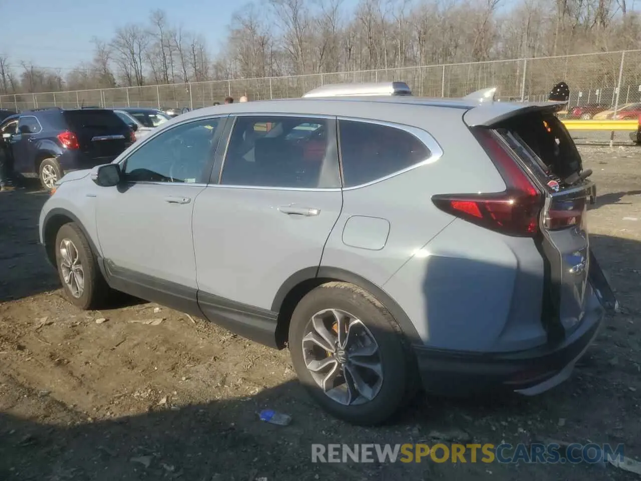 2 fotografías del automóvil dañado 5J6RT6H8XNL025466 HONDA CRV 2022