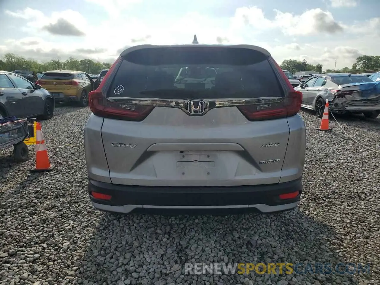 6 fotografías del automóvil dañado 5J6RT6H8XNL026973 HONDA CRV 2022