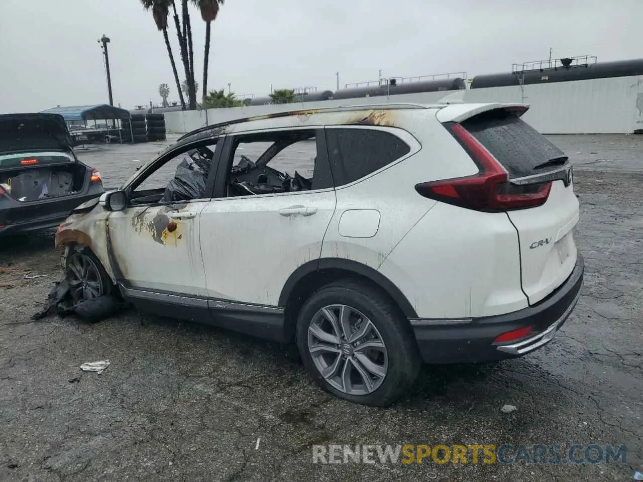 2 fotografías del automóvil dañado 5J6RT6H91NL049602 HONDA CRV 2022