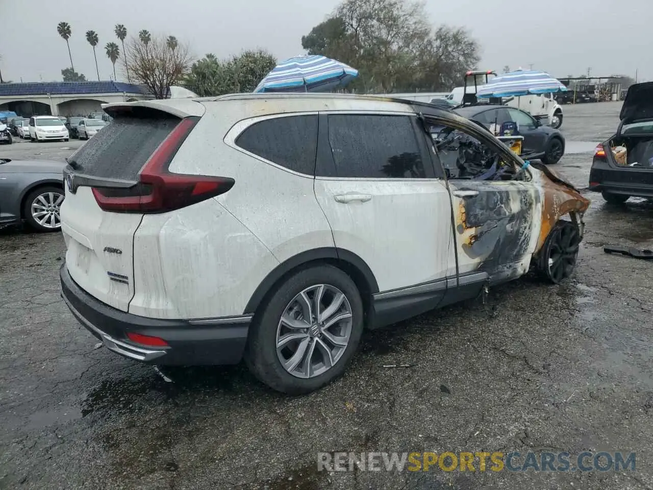 3 fotografías del automóvil dañado 5J6RT6H91NL049602 HONDA CRV 2022