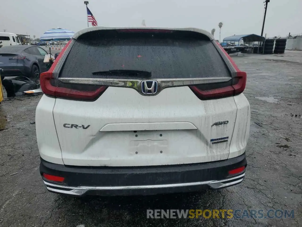 6 fotografías del automóvil dañado 5J6RT6H91NL049602 HONDA CRV 2022