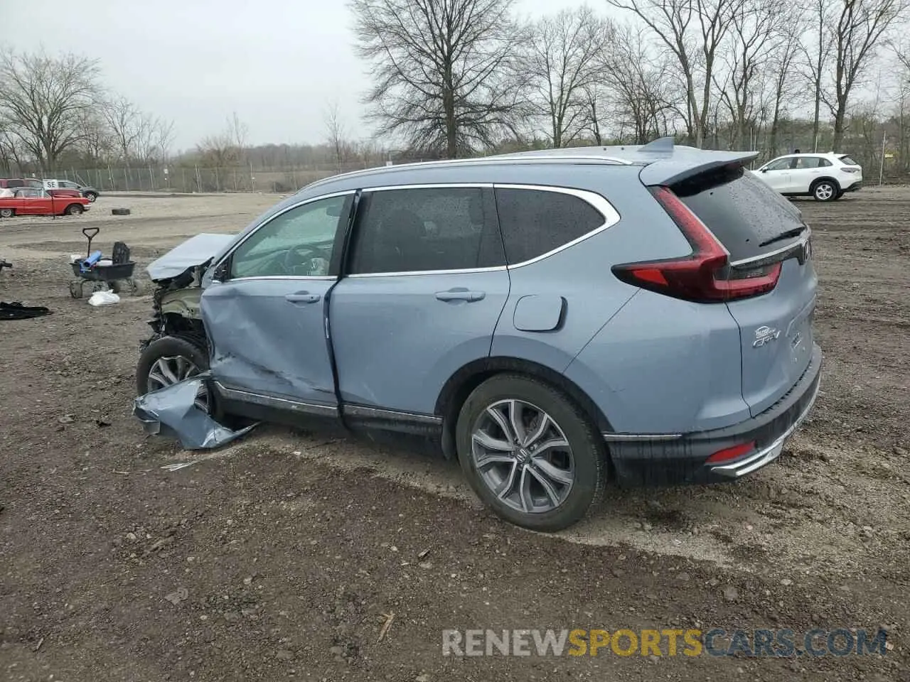 2 fotografías del automóvil dañado 5J6RT6H94NL024998 HONDA CRV 2022