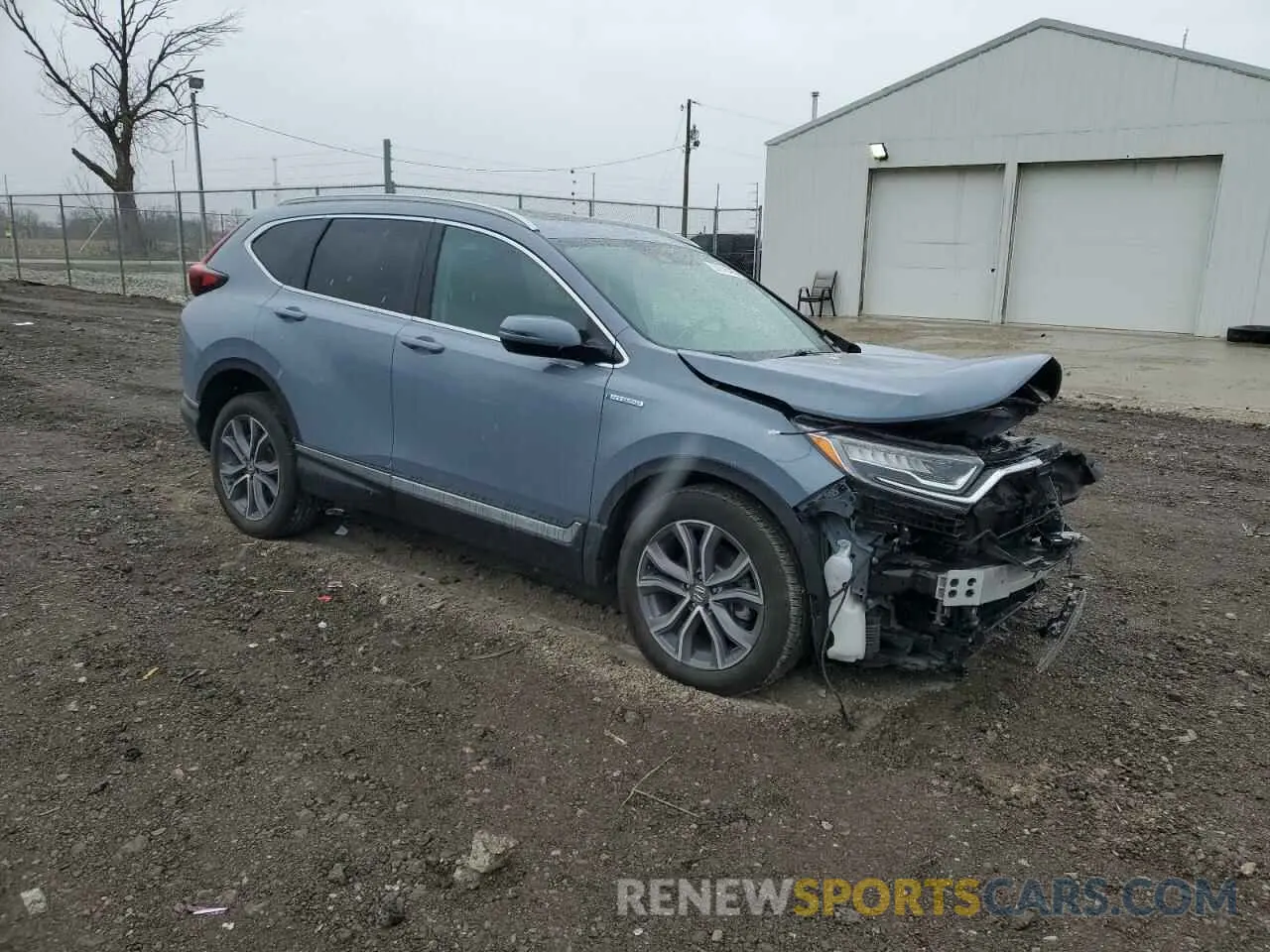 4 fotografías del automóvil dañado 5J6RT6H94NL024998 HONDA CRV 2022
