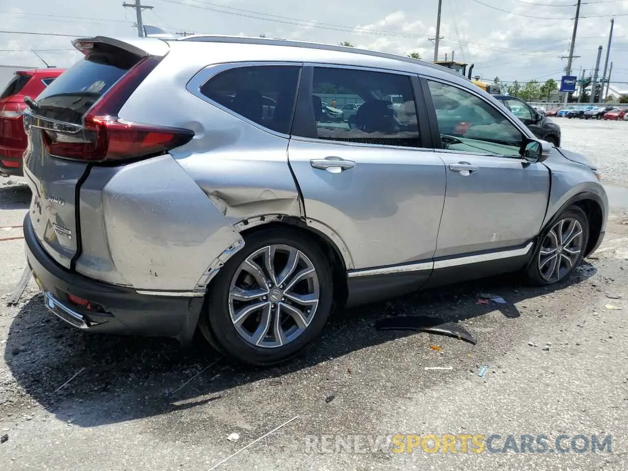 3 fotografías del automóvil dañado 5J6RT6H98NL010005 HONDA CRV 2022
