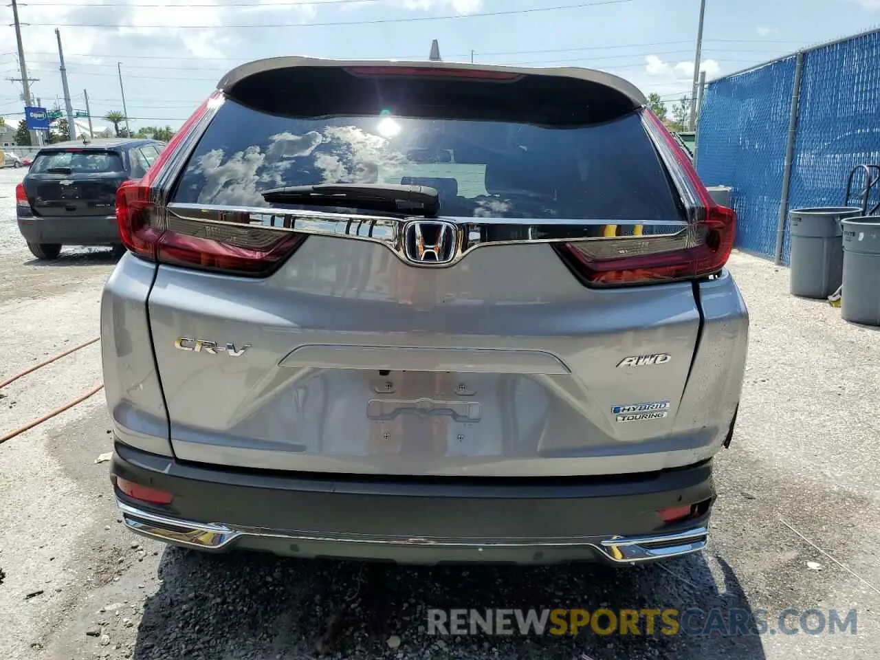 6 fotografías del automóvil dañado 5J6RT6H98NL010005 HONDA CRV 2022