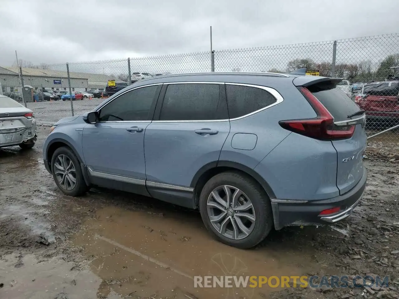2 fotografías del automóvil dañado 5J6RT6H98NL014782 HONDA CRV 2022