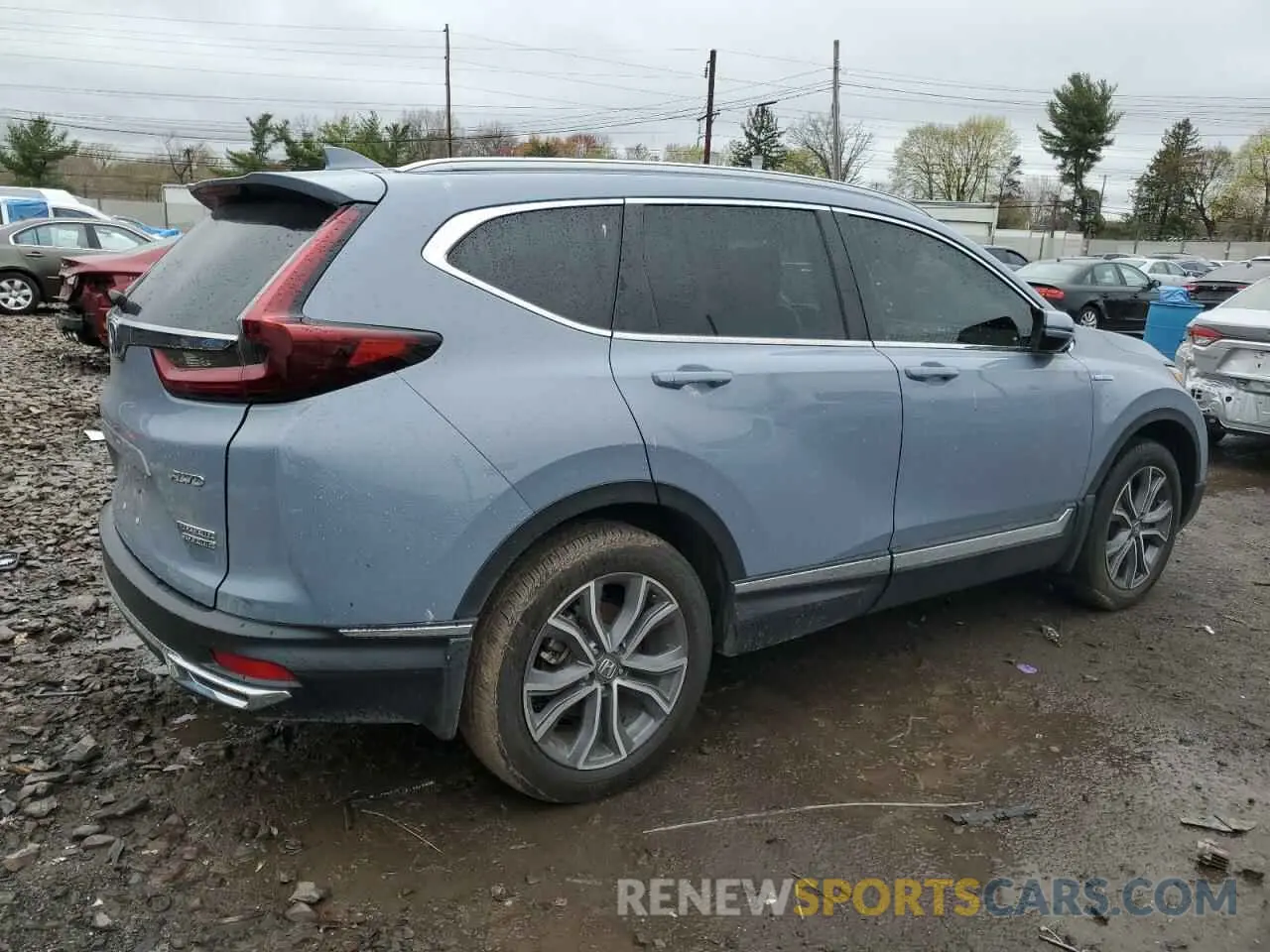 3 fotografías del automóvil dañado 5J6RT6H98NL014782 HONDA CRV 2022
