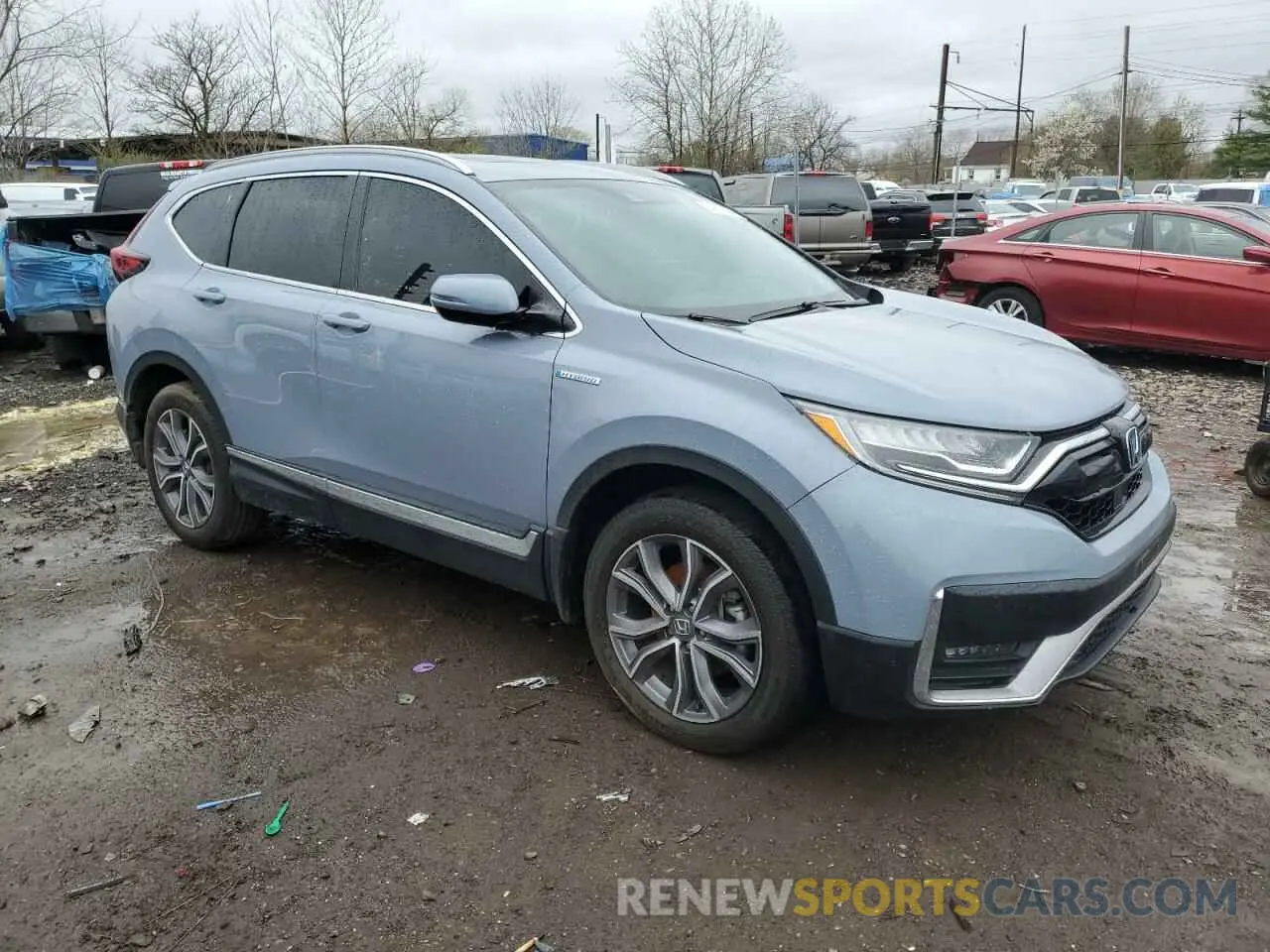 4 fotografías del automóvil dañado 5J6RT6H98NL014782 HONDA CRV 2022