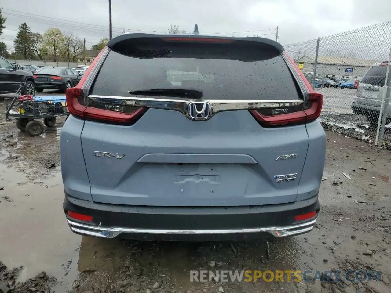 6 fotografías del automóvil dañado 5J6RT6H98NL014782 HONDA CRV 2022