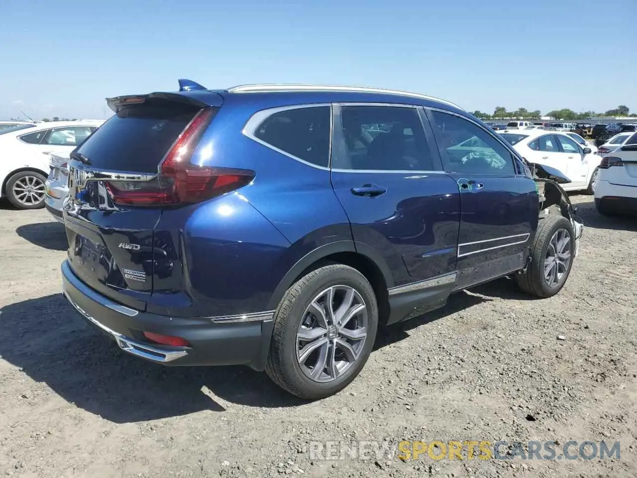 3 fotografías del automóvil dañado 5J6RT6H98NL028357 HONDA CRV 2022