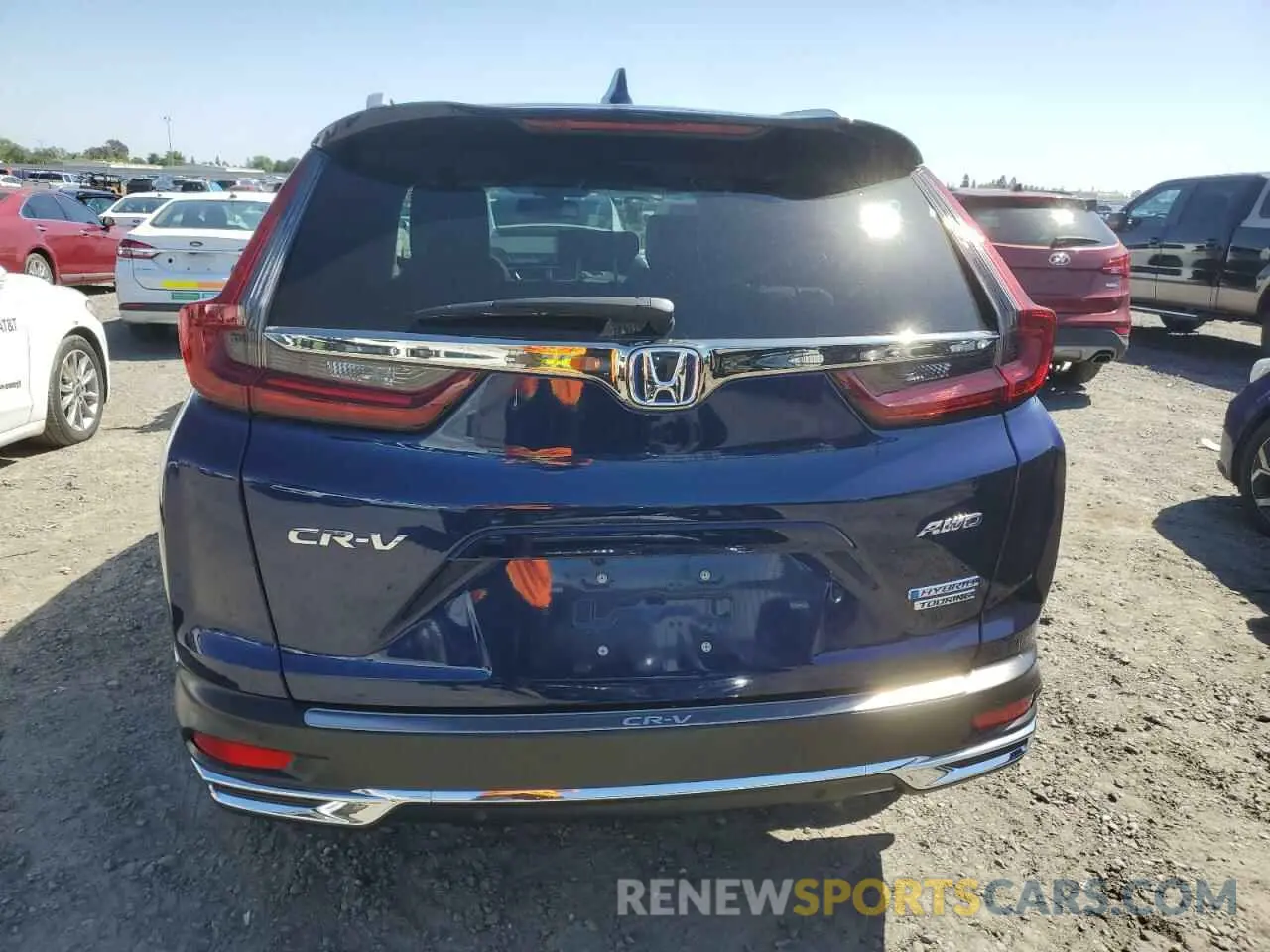 6 fotografías del automóvil dañado 5J6RT6H98NL028357 HONDA CRV 2022