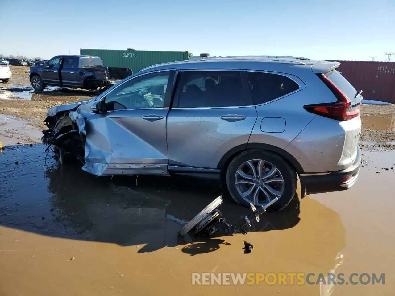 2 fotografías del automóvil dañado 5J6RT6H98NL046194 HONDA CRV 2022