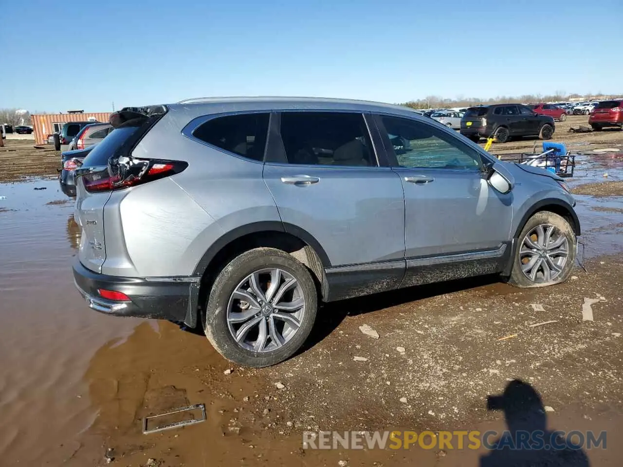 3 fotografías del automóvil dañado 5J6RT6H98NL046194 HONDA CRV 2022