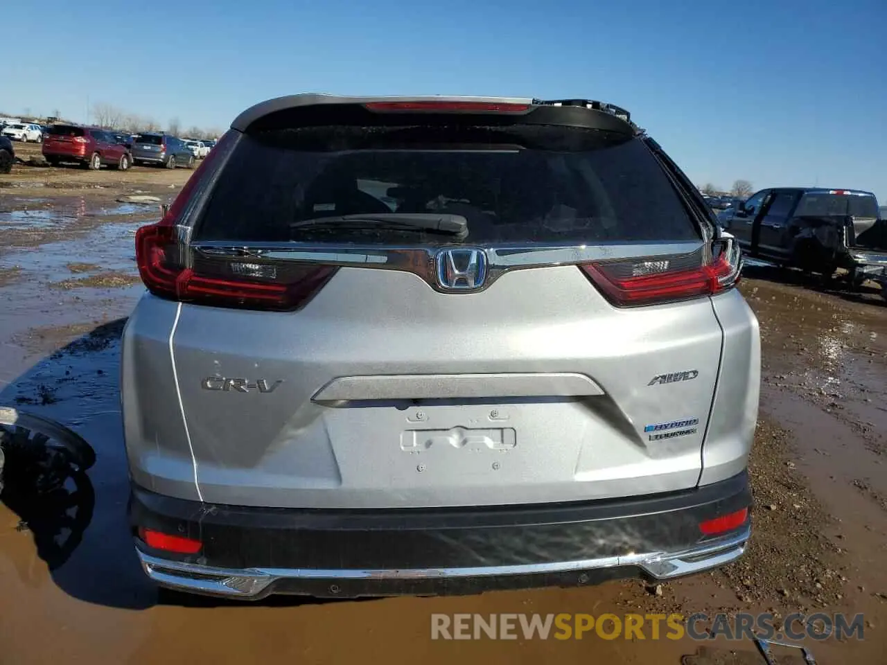 6 fotografías del automóvil dañado 5J6RT6H98NL046194 HONDA CRV 2022