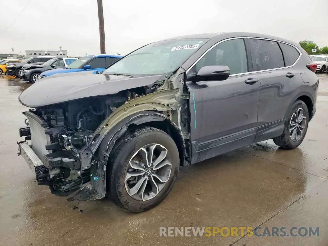 1 fotografías del automóvil dañado 5J6RW1H50NA007988 HONDA CRV 2022