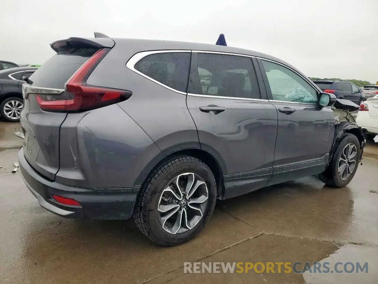 3 fotografías del automóvil dañado 5J6RW1H50NA007988 HONDA CRV 2022