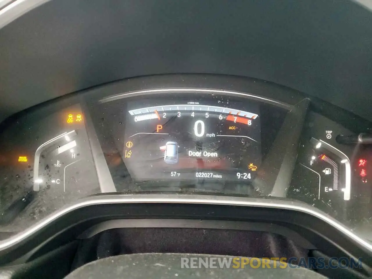9 fotografías del automóvil dañado 5J6RW1H50NA007988 HONDA CRV 2022