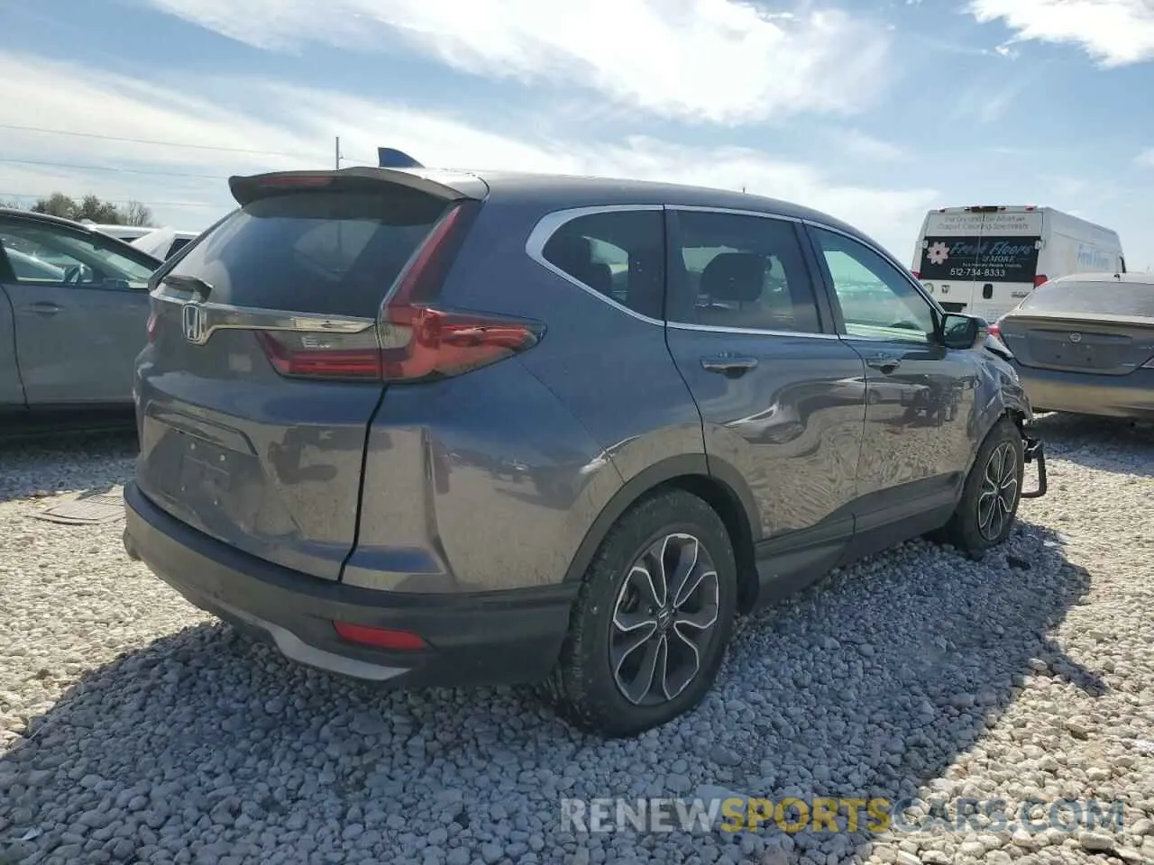 3 fotografías del automóvil dañado 5J6RW1H53NA010240 HONDA CRV 2022