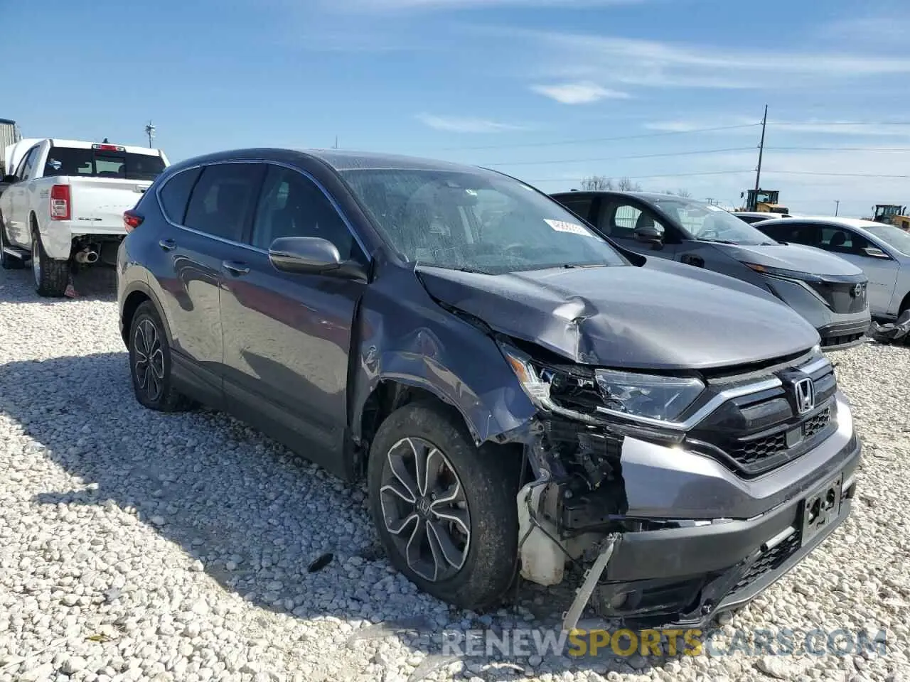 4 fotografías del automóvil dañado 5J6RW1H53NA010240 HONDA CRV 2022