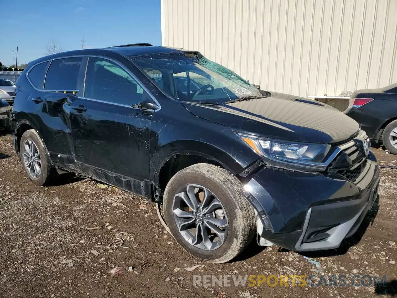 4 fotografías del automóvil dañado 5J6RW1H55NA006822 HONDA CRV 2022