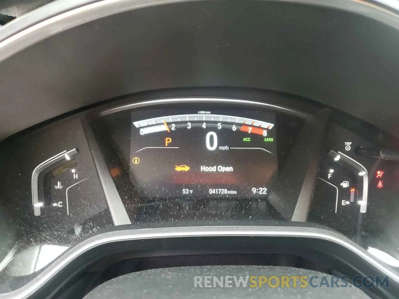 9 fotografías del automóvil dañado 5J6RW1H58NA006782 HONDA CRV 2022