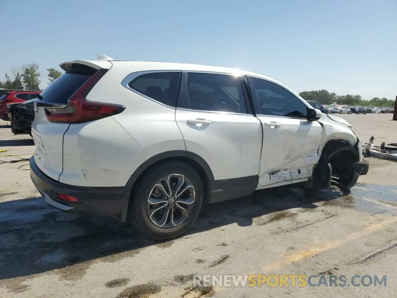 3 fotografías del automóvil dañado 5J6RW1H5XNA010512 HONDA CRV 2022