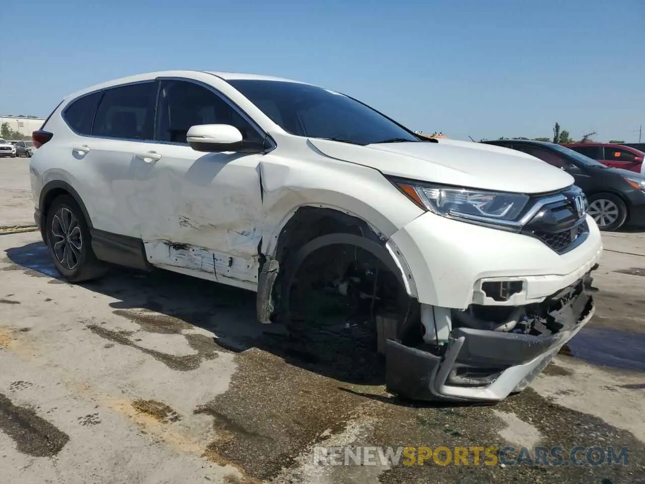 4 fotografías del automóvil dañado 5J6RW1H5XNA010512 HONDA CRV 2022