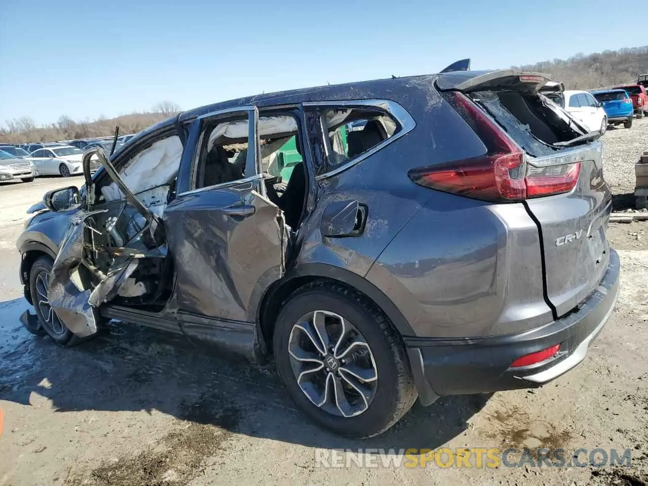 2 fotografías del automóvil dañado 5J6RW1H81NA002308 HONDA CRV 2022